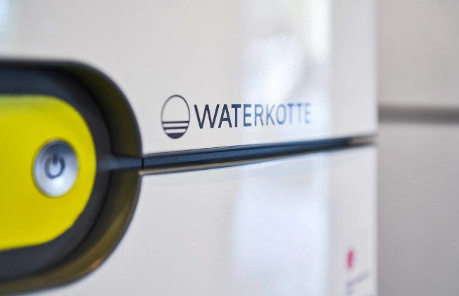 First Waterkotte production hall at the location in Herne in the nineties.